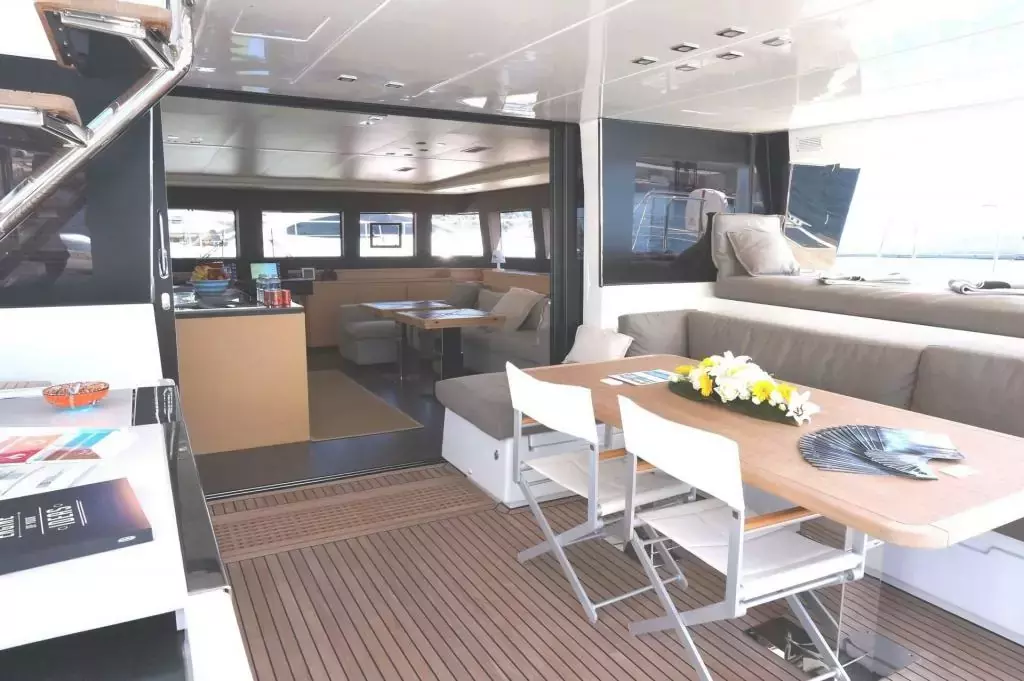 Oryxa by Lagoon - Special Offer for a private Sailing Catamaran Charter in Cannes with a crew