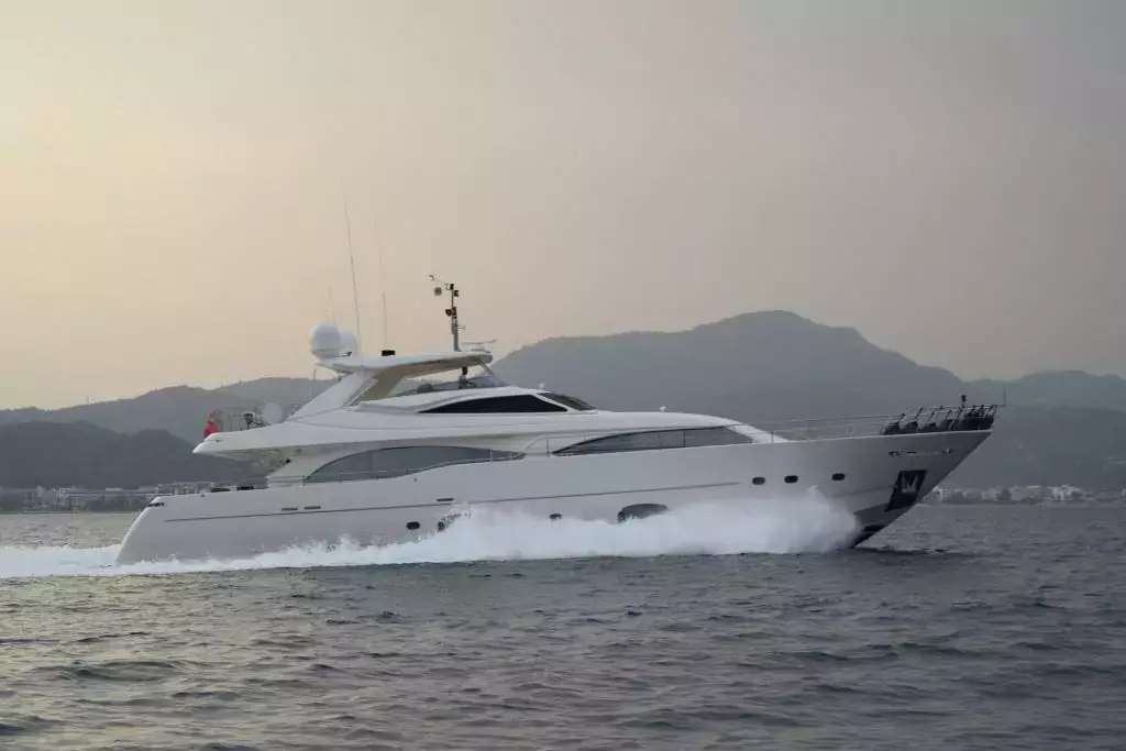 Pareaki II by Ferretti - Special Offer for a private Motor Yacht Charter in Zakynthos with a crew