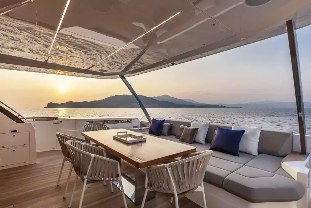 Piola by Ferretti - Special Offer for a private Motor Yacht Charter in Sardinia with a crew