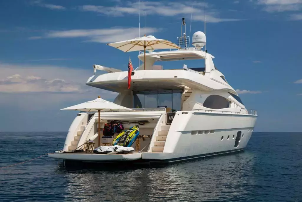 Porthos Sans Abri by Ferretti - Special Offer for a private Motor Yacht Charter in Portofino with a crew