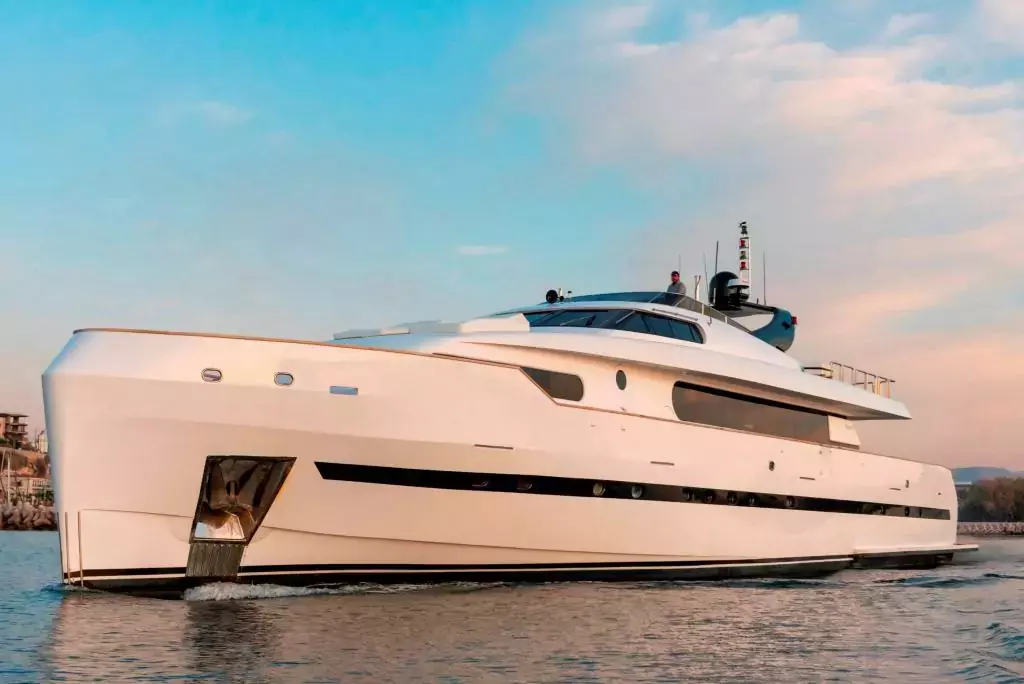 Project Steel by Bugari - Special Offer for a private Motor Yacht Charter in Patras with a crew