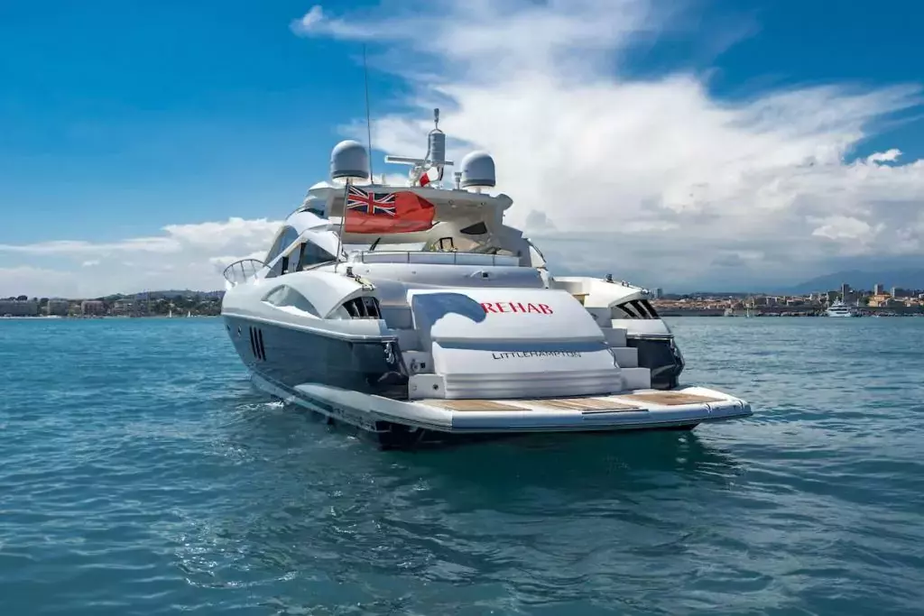 Rehab by Sunseeker - Special Offer for a private Motor Yacht Charter in Sardinia with a crew