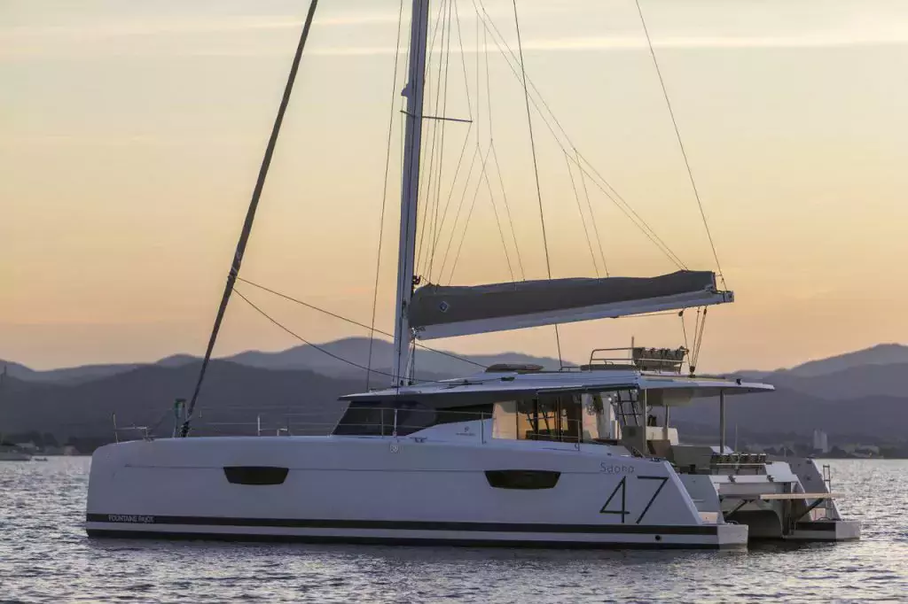 Saona 47 by Fountaine Pajot - Special Offer for a private Sailing Catamaran Rental in Rogoznica with a crew