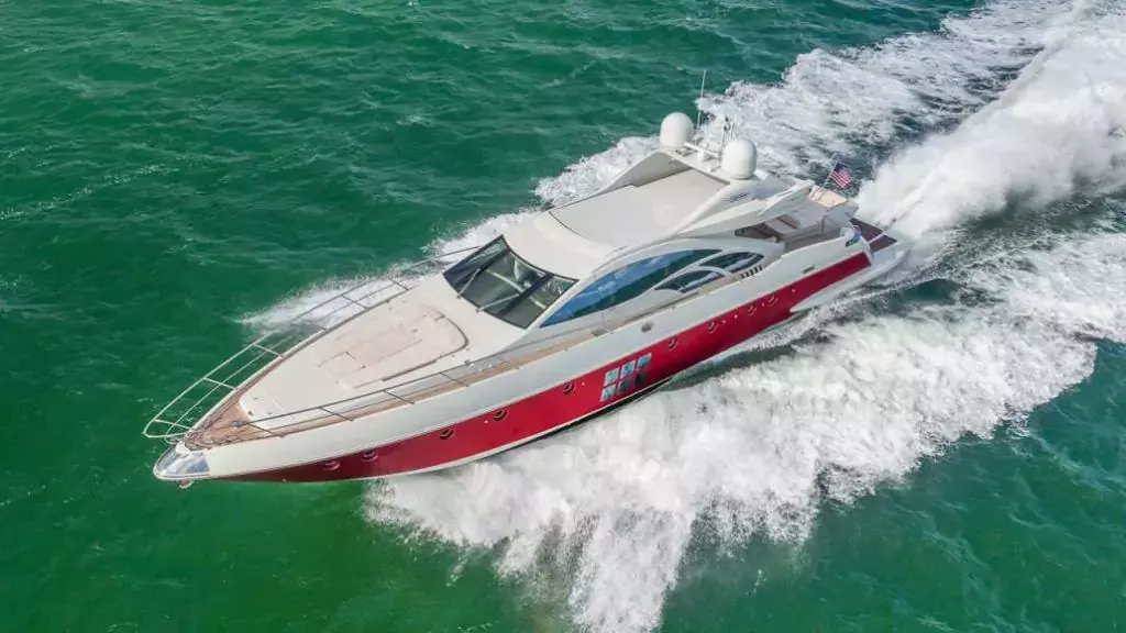 Scarlet by Azimut - Special Offer for a private Motor Yacht Charter in Mustique with a crew