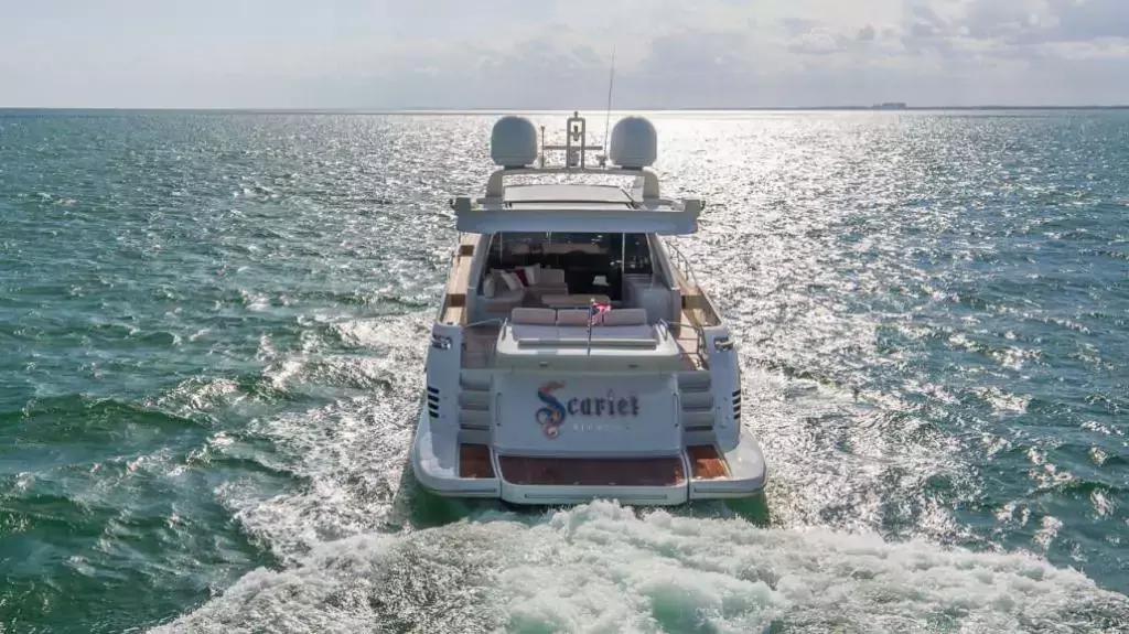 Scarlet by Azimut - Special Offer for a private Motor Yacht Charter in St Vincent with a crew