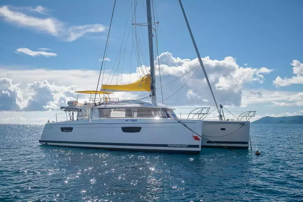 Saba 50 by Fountaine Pajot - Top rates for a Rental of a private Sailing Catamaran in French Polynesia