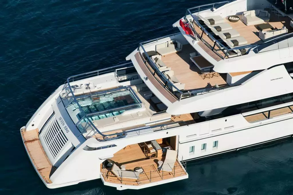 Seven Sins by Sanlorenzo - Top rates for a Charter of a private Superyacht in St Barths