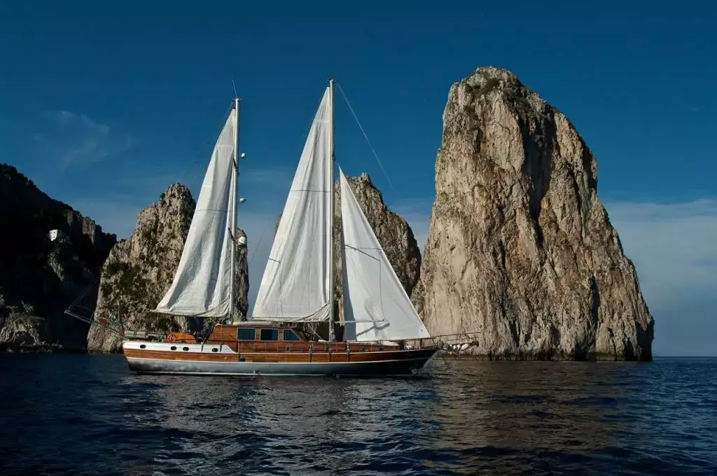 Silver Star by Emre Oguz - Special Offer for a private Motor Sailer Rental in Sardinia with a crew
