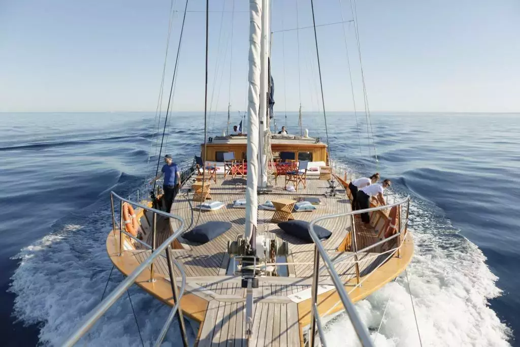 Smart Spirit 1 by Aegean Yacht - Special Offer for a private Motor Sailer Charter in Golfe-Juan with a crew