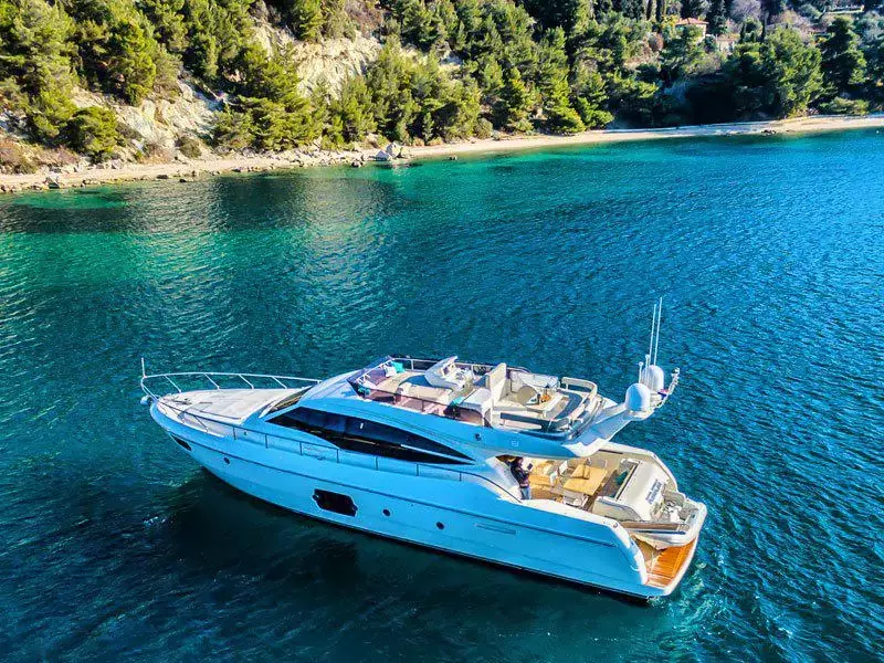 Spectacle by Ferretti - Special Offer for a private Motor Yacht Charter in Hvar with a crew