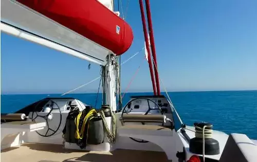Stergann II by Neel Trimarans - Top rates for a Rental of a private Sailing Catamaran in France