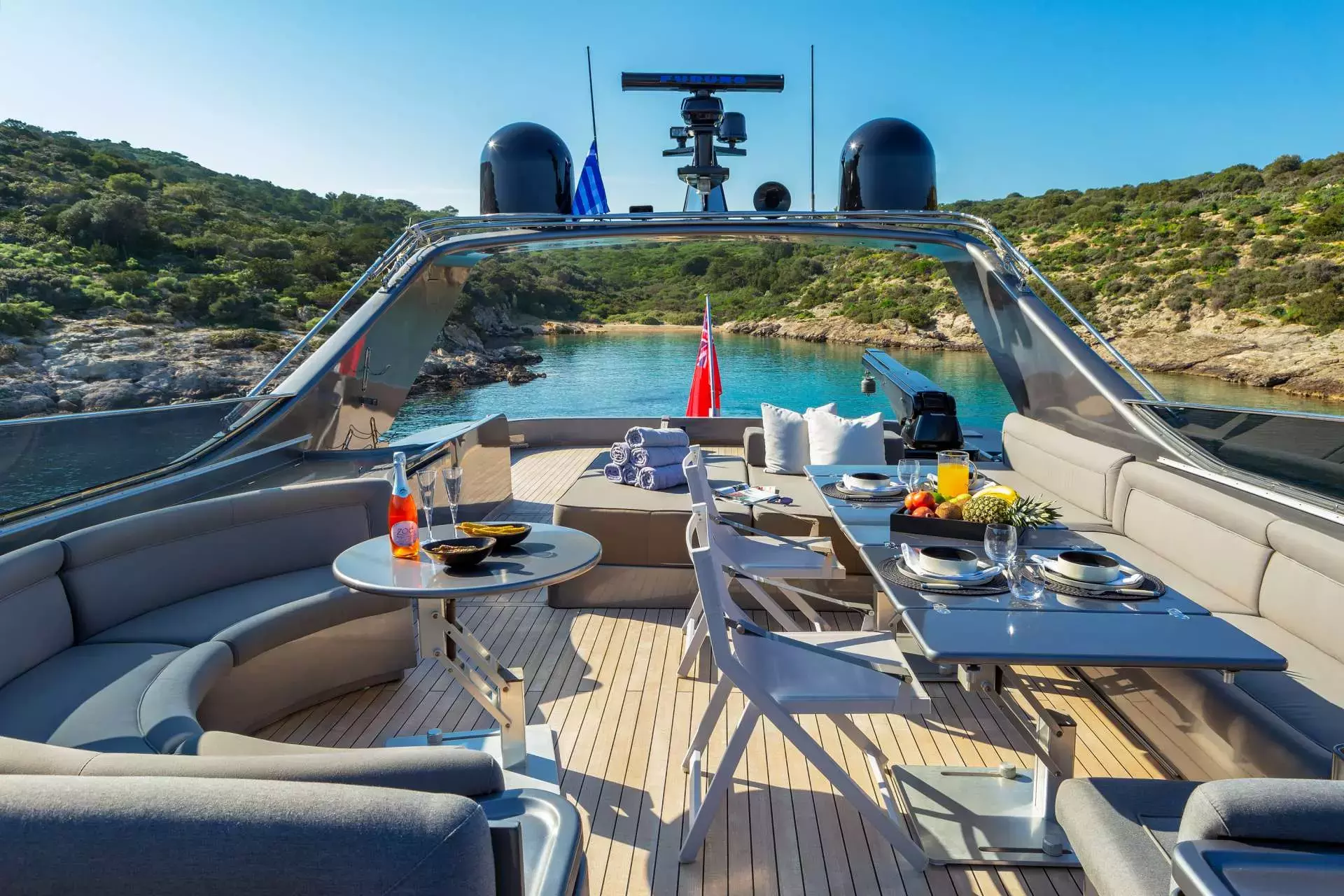 Summer Fun by Admiral - Special Offer for a private Motor Yacht Charter in Salamis with a crew