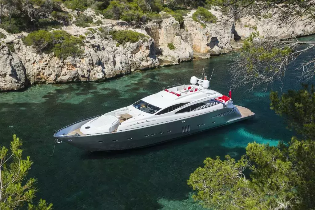 Tiger Lily of London by Pershing - Special Offer for a private Motor Yacht Charter in Formentera with a crew