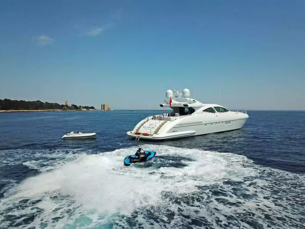 Veni Vidi Vici by Mangusta - Special Offer for a private Superyacht Charter in Nice with a crew