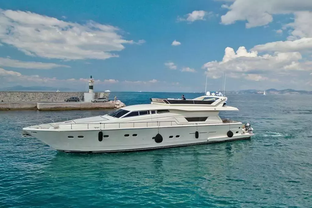 Vento by Ferretti - Special Offer for a private Motor Yacht Charter in Lefkada with a crew