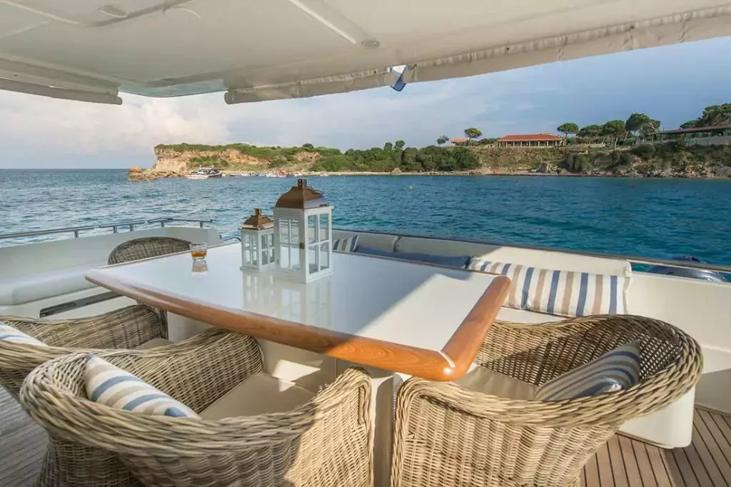 Vento by Ferretti - Special Offer for a private Motor Yacht Charter in Sifnos with a crew