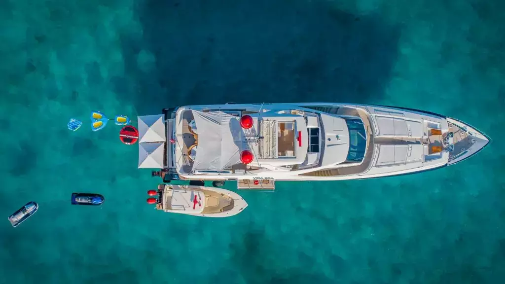 Vida Boa by Ferretti - Special Offer for a private Motor Yacht Charter in Antigua with a crew