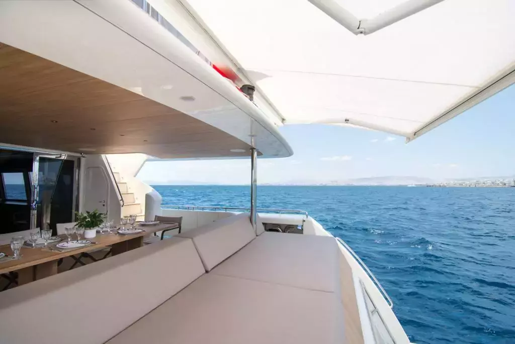 Whisper V by Ferretti - Special Offer for a private Motor Yacht Charter in Zakynthos with a crew