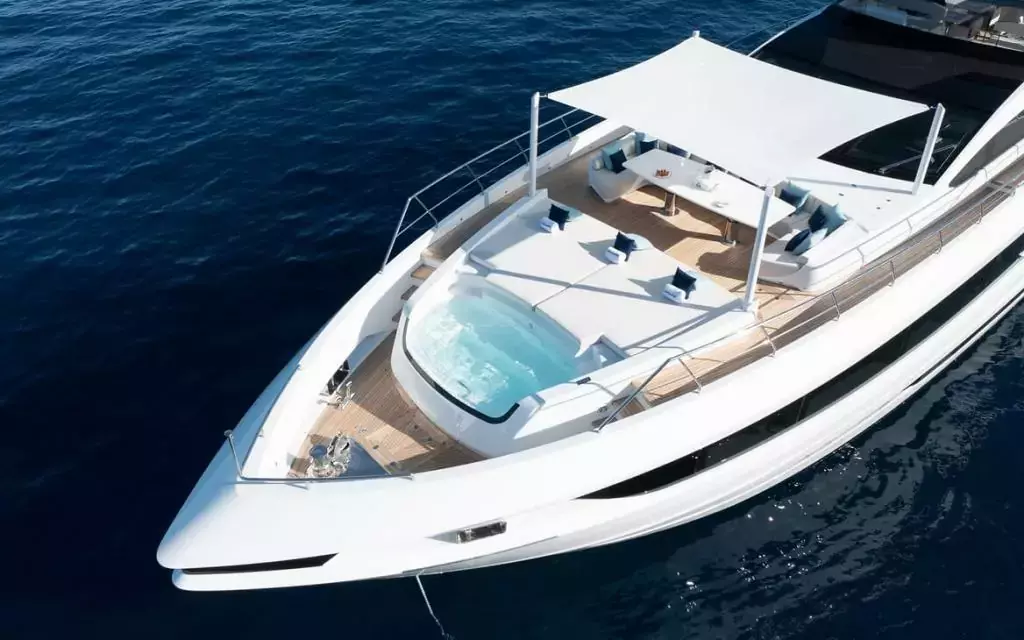 Dopamine by Mangusta - Special Offer for a private Superyacht Rental in Normans Cay with a crew