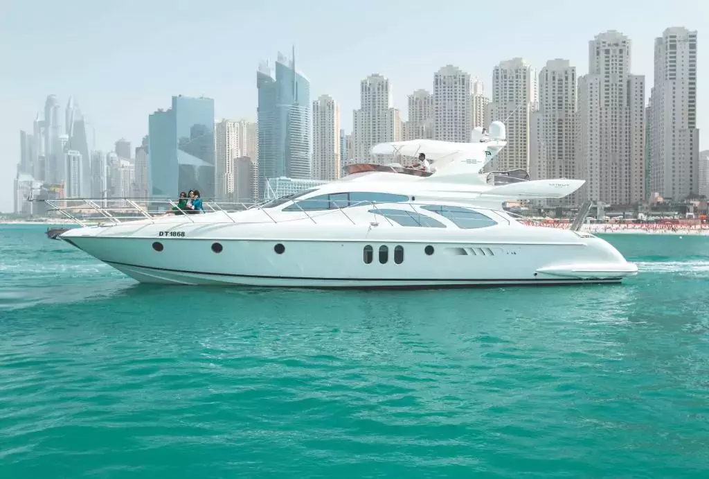 Freedom II by Azimut - Special Offer for a private Motor Yacht Charter in Sharjah with a crew