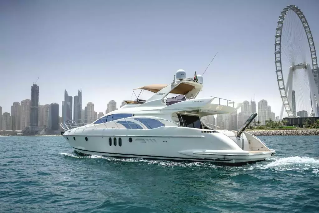 Lucky Star by Azimut - Special Offer for a private Motor Yacht Charter in Sharjah with a crew