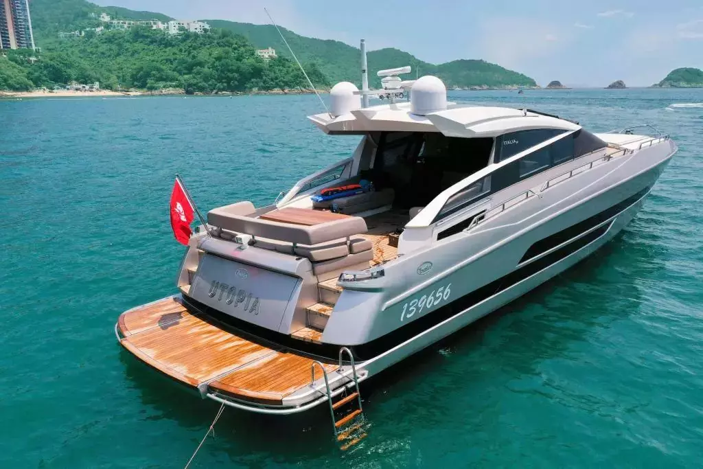Utopia by Baia Yachts - Special Offer for a private Motor Yacht Charter in Aberdeen with a crew