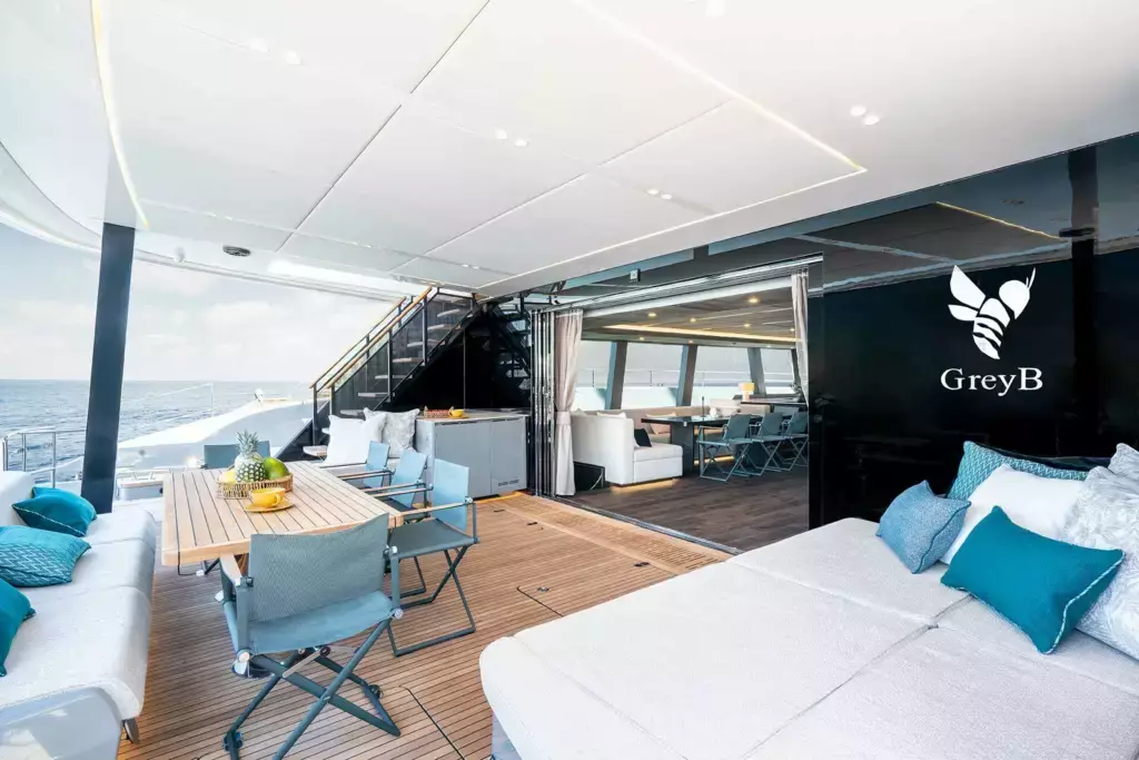 GreyB by Sunreef Yachts - Special Offer for a private Sailing Catamaran Rental in Genoa with a crew