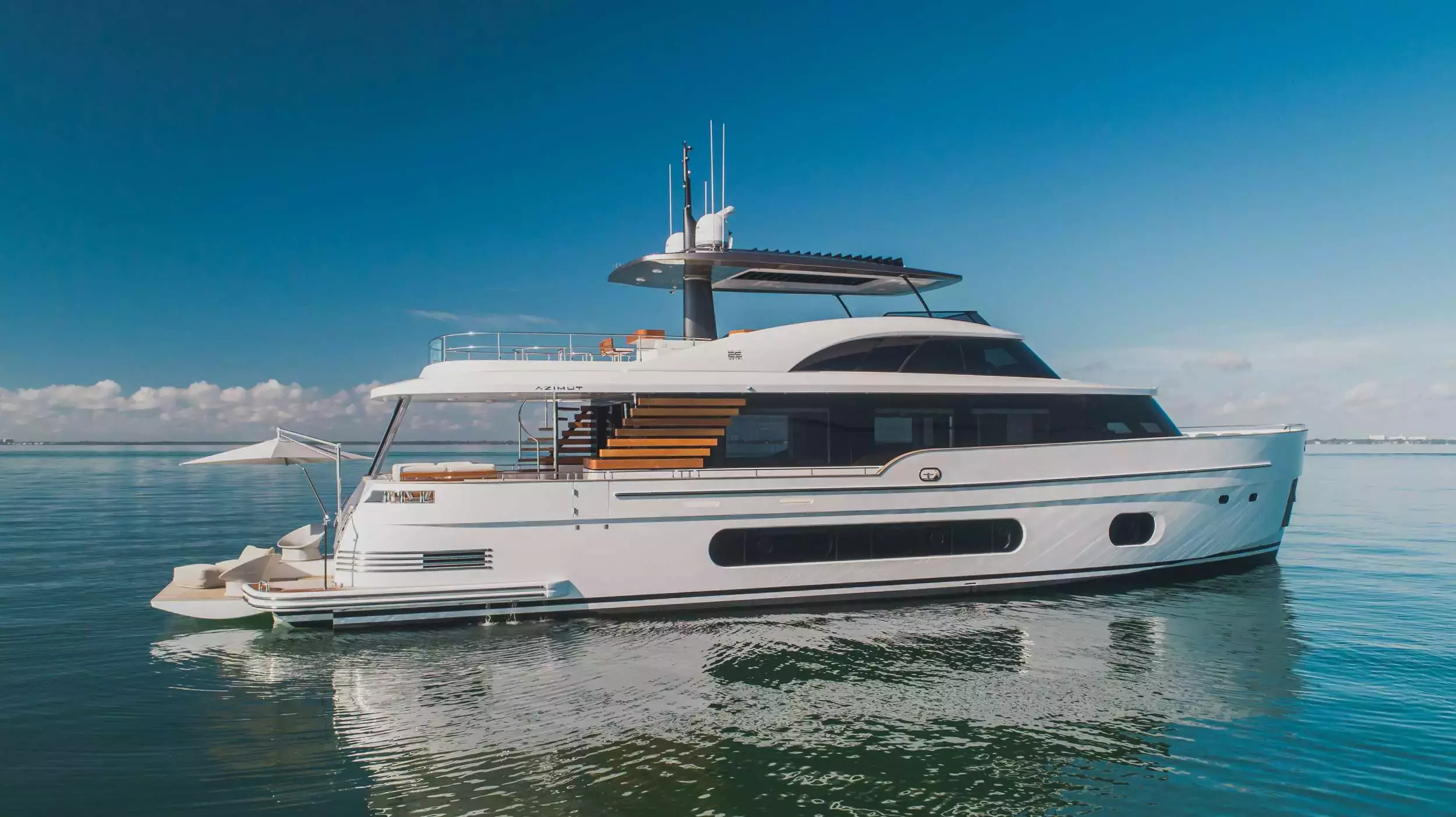 Guba Times by Azimut - Special Offer for a private Motor Yacht Charter in Nassau with a crew