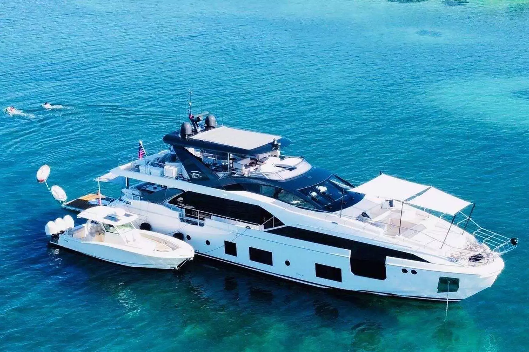 Sea Owl by Azimut - Special Offer for a private Motor Yacht Charter in Normans Cay with a crew