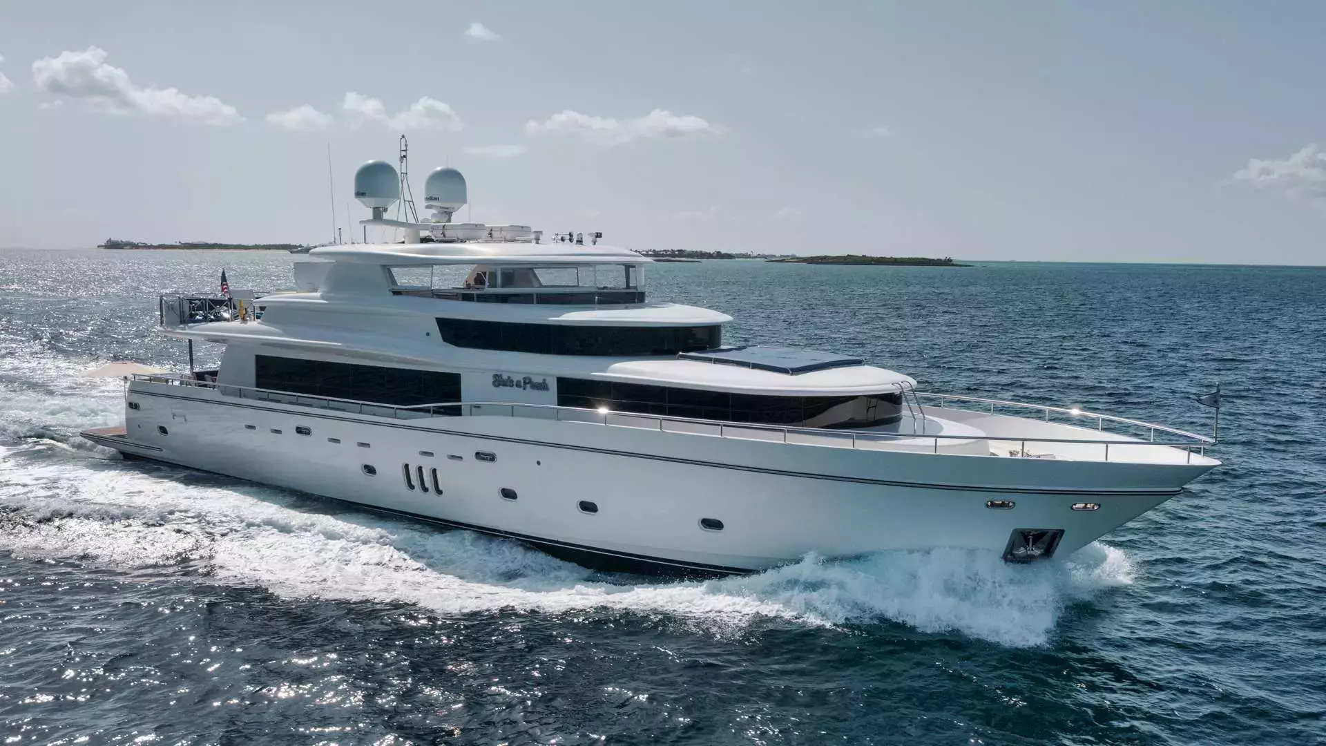 She's a Peach by Johnson Yachts - Top rates for a Charter of a private Motor Yacht in Bahamas