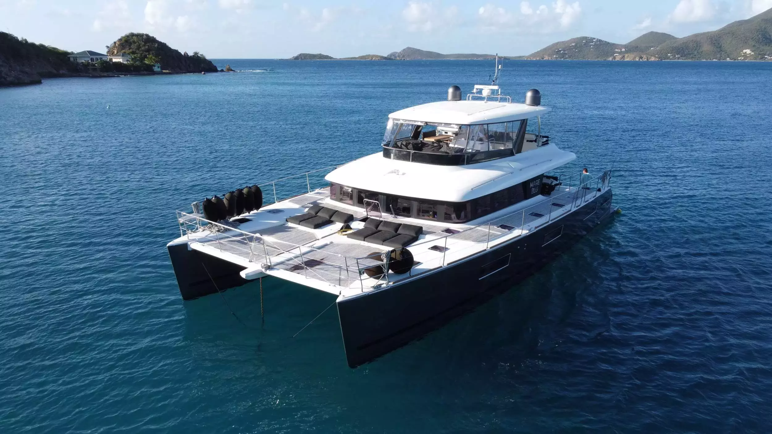 Mare Blu by Lagoon - Special Offer for a private Power Catamaran Charter in Virgin Gorda with a crew