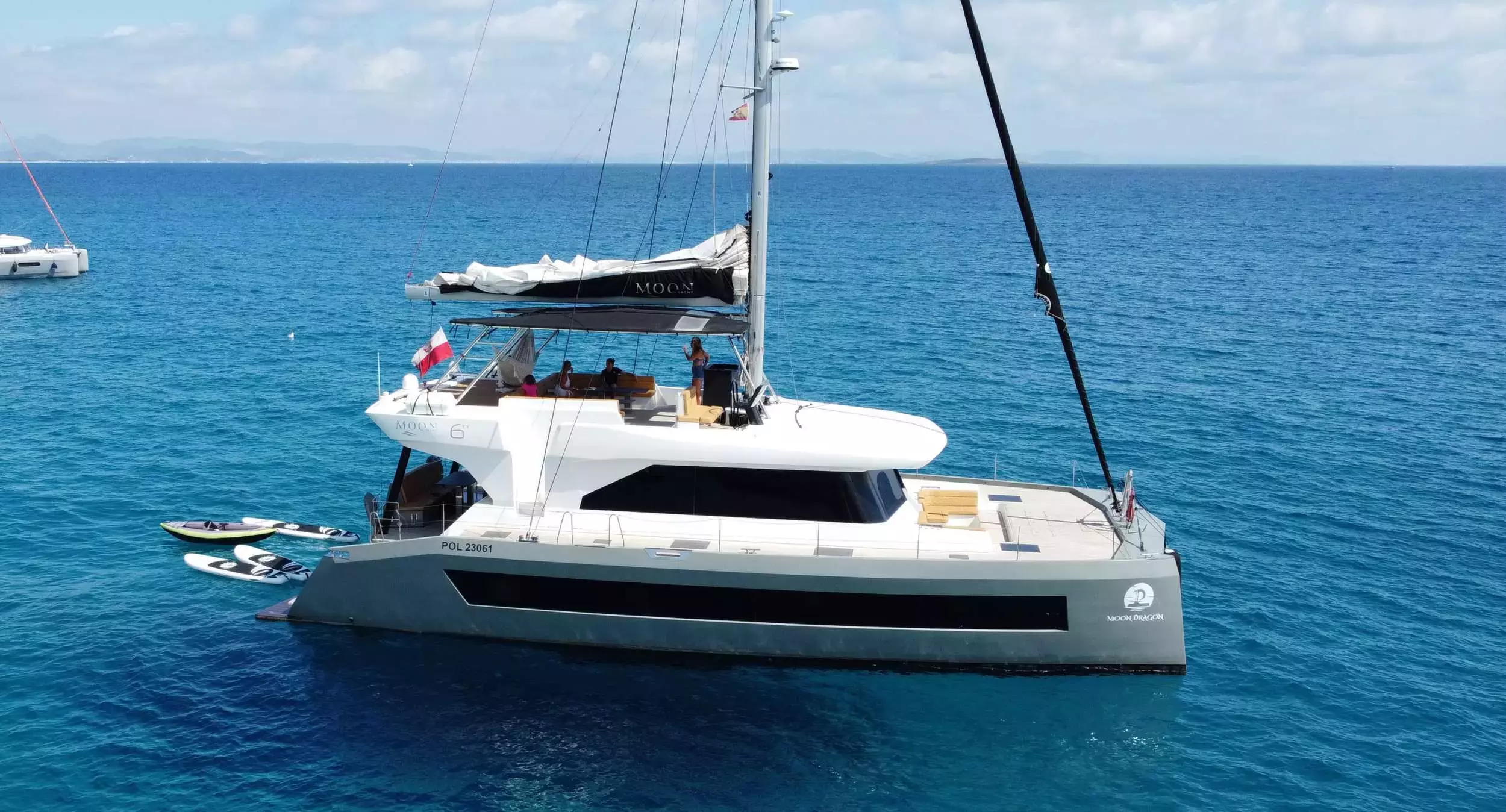 Moon Dragon by Moon - Top rates for a Charter of a private Luxury Catamaran in St Barths