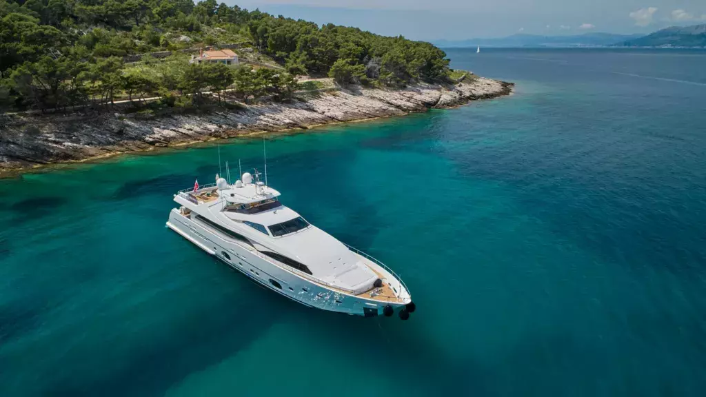 Acceptus by Ferretti - Special Offer for a private Superyacht Charter in Hvar with a crew