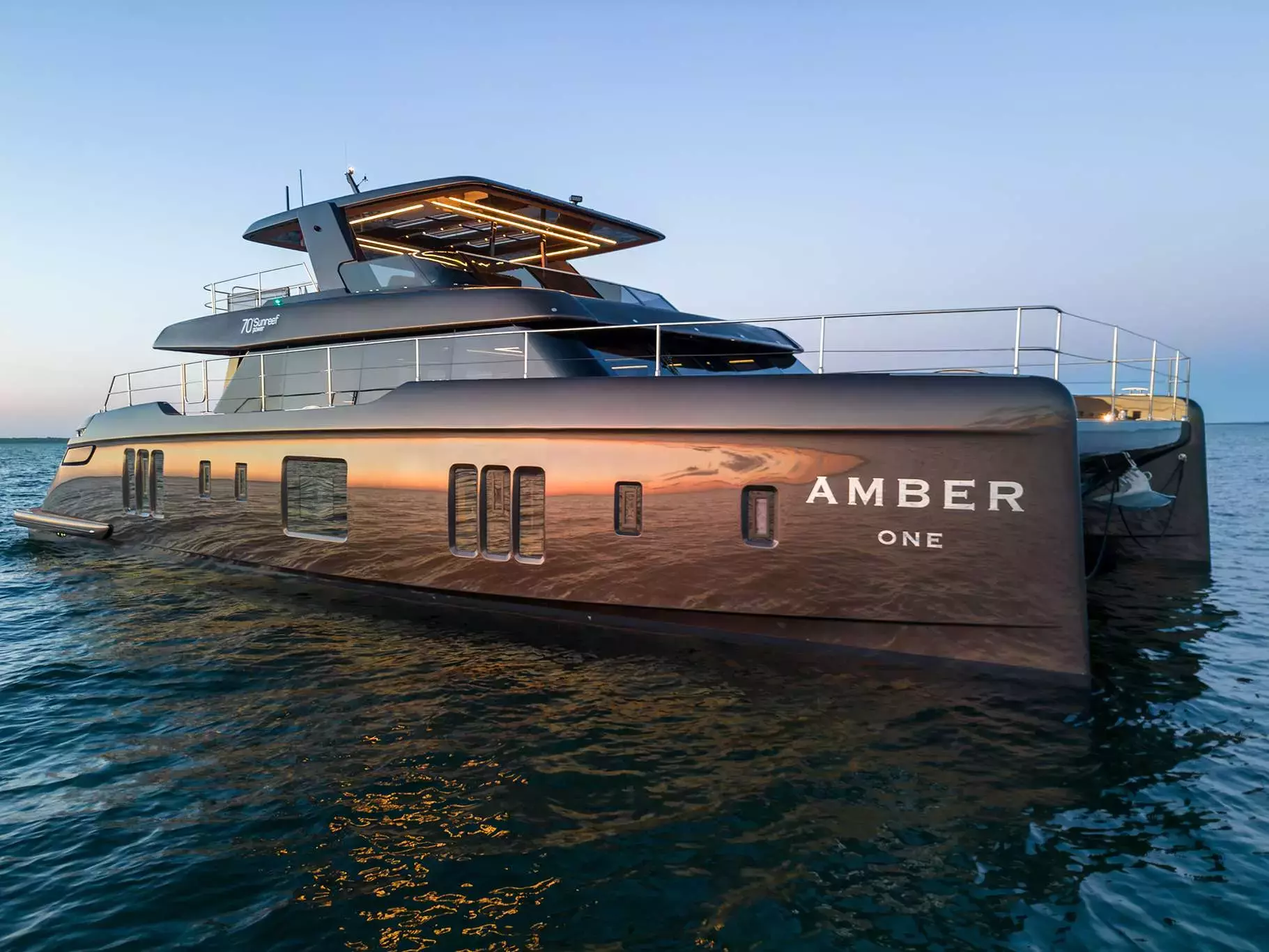 Amber One by Sunreef Yachts - Special Offer for a private Motor Yacht Charter in Boka Bay with a crew