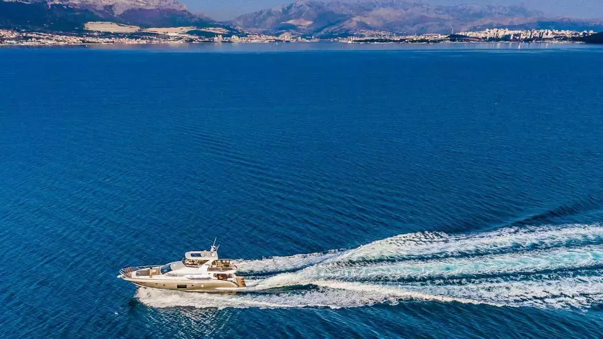 Karat II by Azimut - Special Offer for a private Motor Yacht Charter in Hvar with a crew