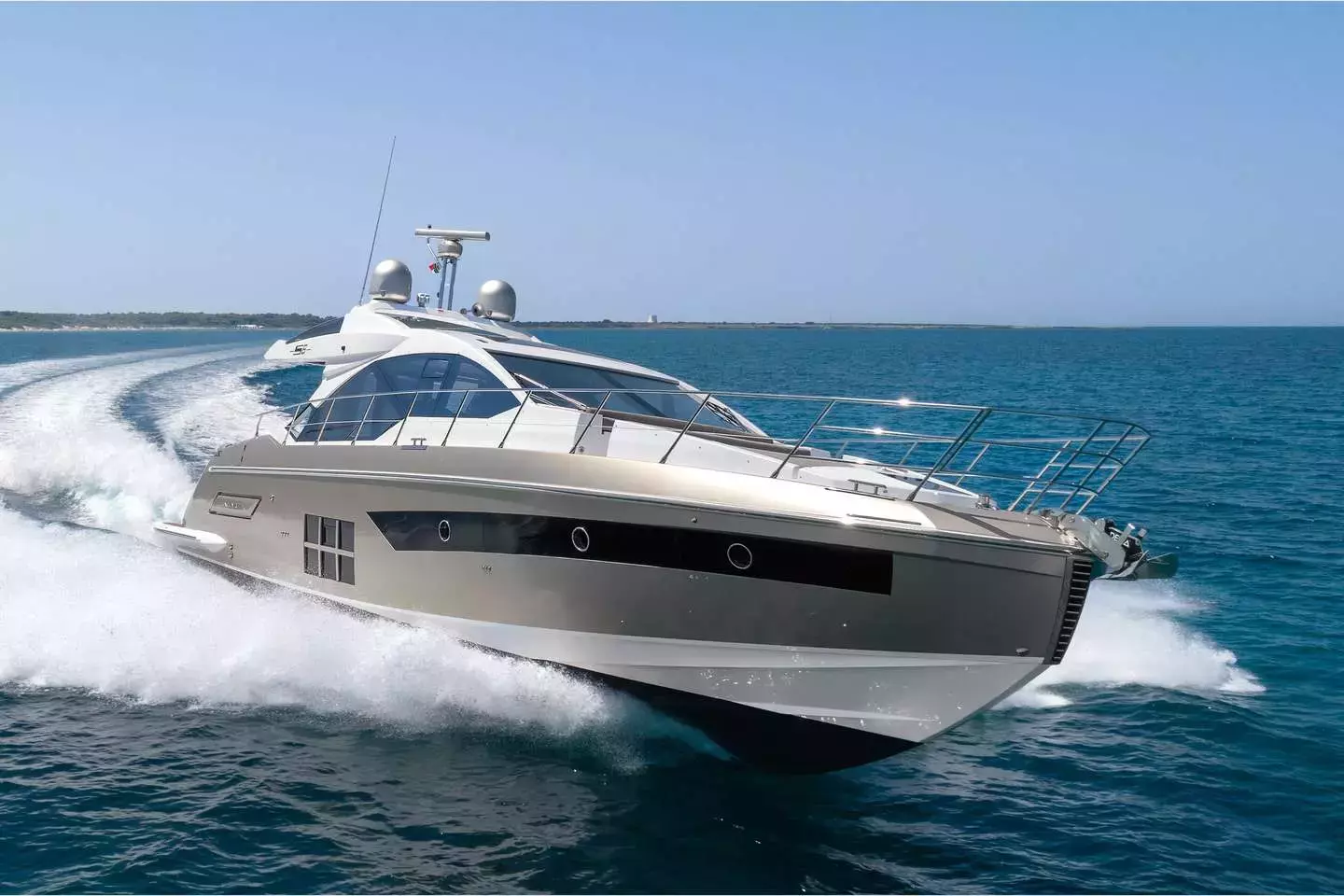 Leda by Azimut - Special Offer for a private Motor Yacht Charter in Krk with a crew