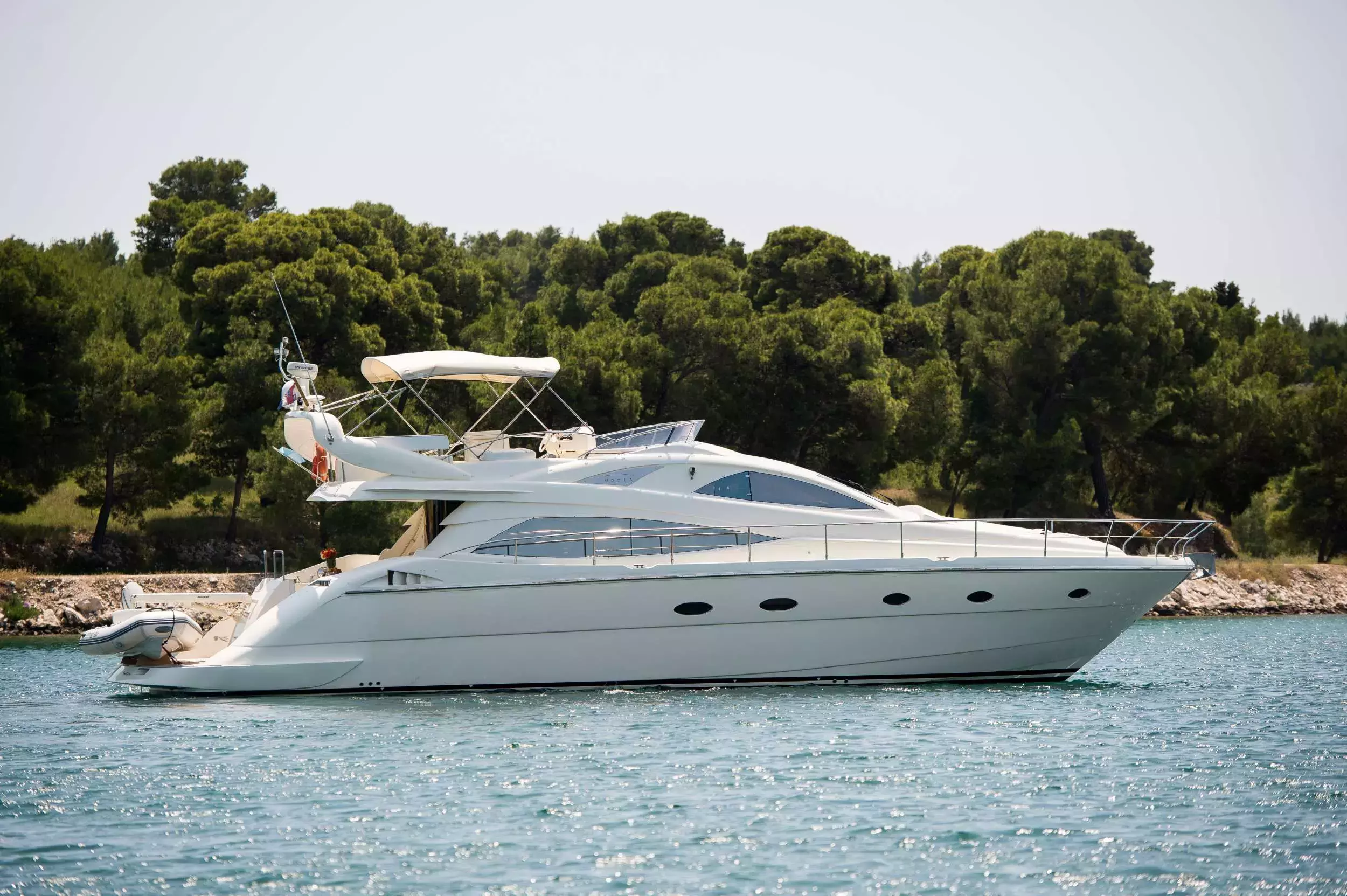 Senza Parola by Aicon - Special Offer for a private Motor Yacht Charter in Budva with a crew