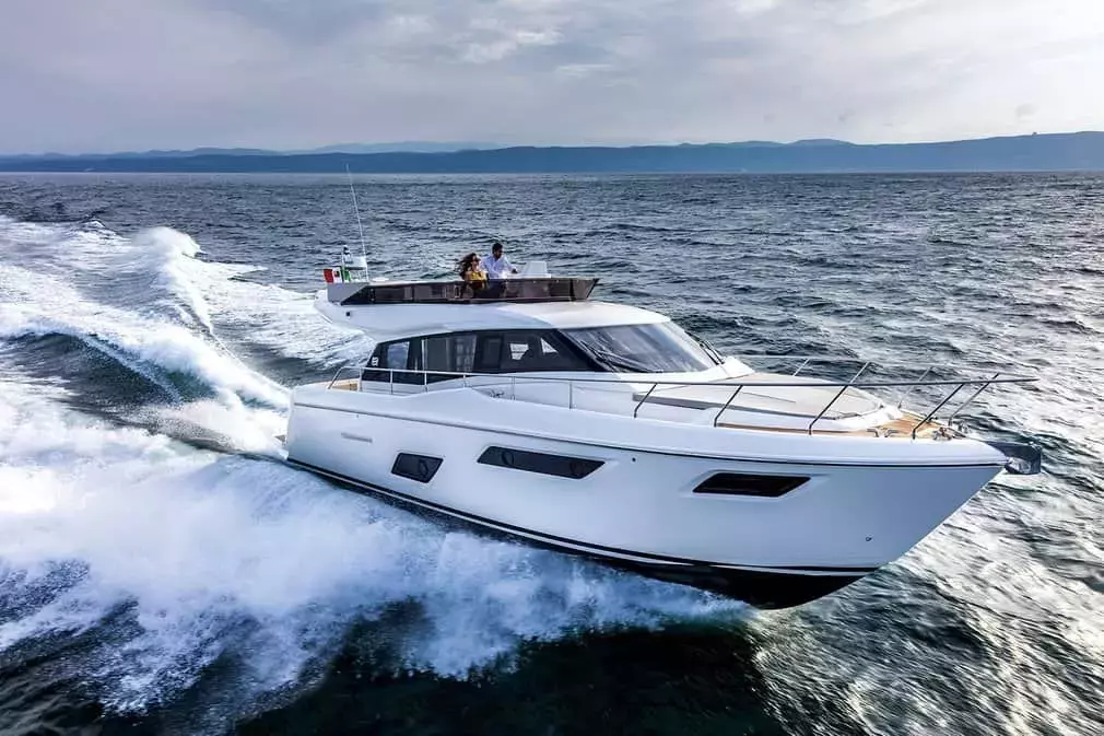 Silver by Ferretti - Special Offer for a private Motor Yacht Charter in Krk with a crew