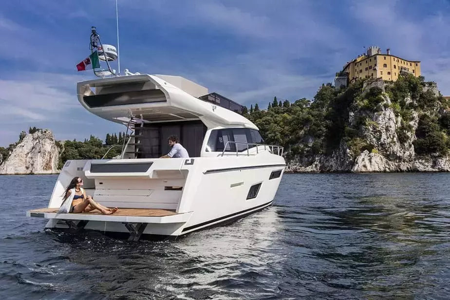 Silver by Ferretti - Special Offer for a private Motor Yacht Charter in Dubrovnik with a crew
