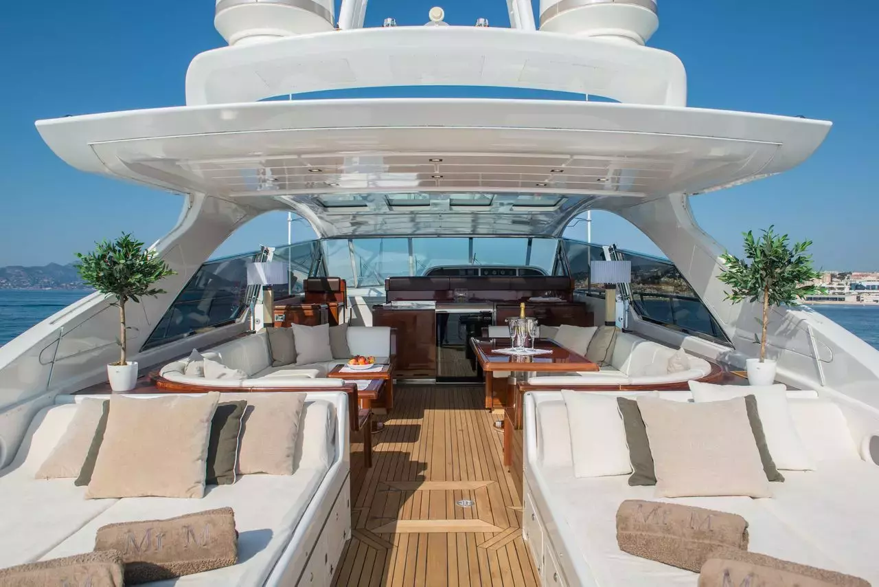 Mr M by Mangusta - Special Offer for a private Motor Yacht Charter in Cap DAil with a crew