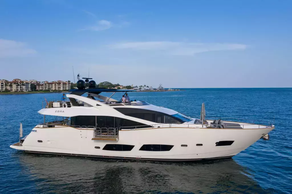 Ebra by Sunseeker - Special Offer for a private Motor Yacht Charter in Golfe-Juan with a crew