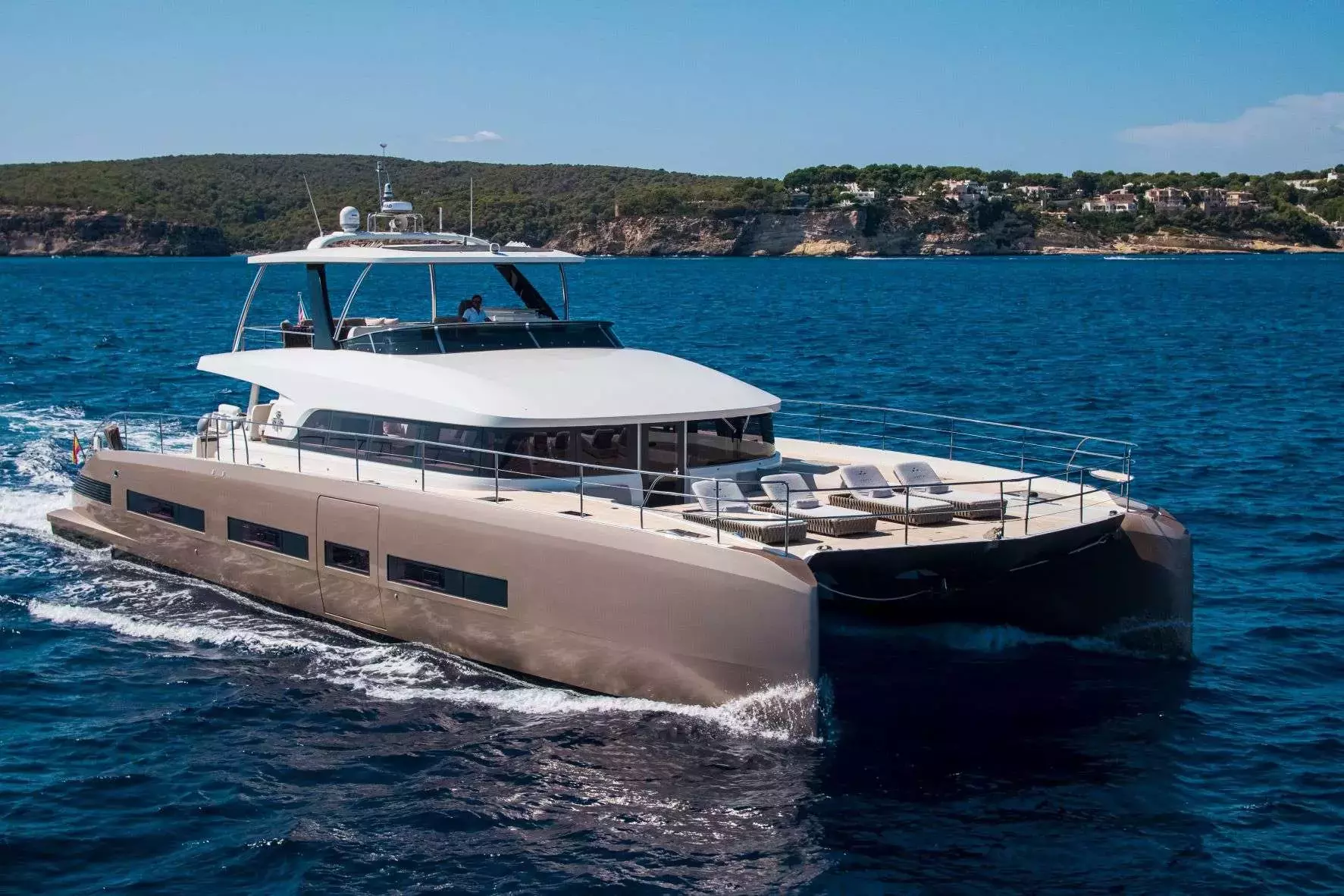Sasta by Lagoon - Special Offer for a private Luxury Catamaran Charter in Cannes with a crew