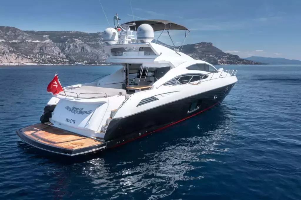 Star of Seven Seas by Sunseeker - Special Offer for a private Motor Yacht Charter in Cap DAil with a crew