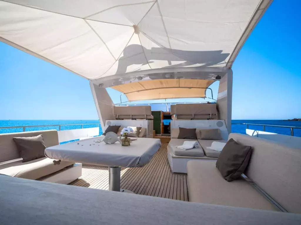 Sunliner X by Cantieri Navali - Special Offer for a private Motor Yacht Charter in Golfe-Juan with a crew
