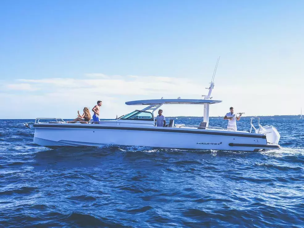 The Dude's by Axopar - Special Offer for a private Power Boat Rental in Corsica with a crew