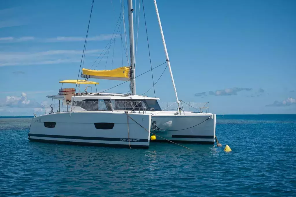 Lucia 400 by Fountaine Pajot - Top rates for a Rental of a private Sailing Catamaran in French Polynesia