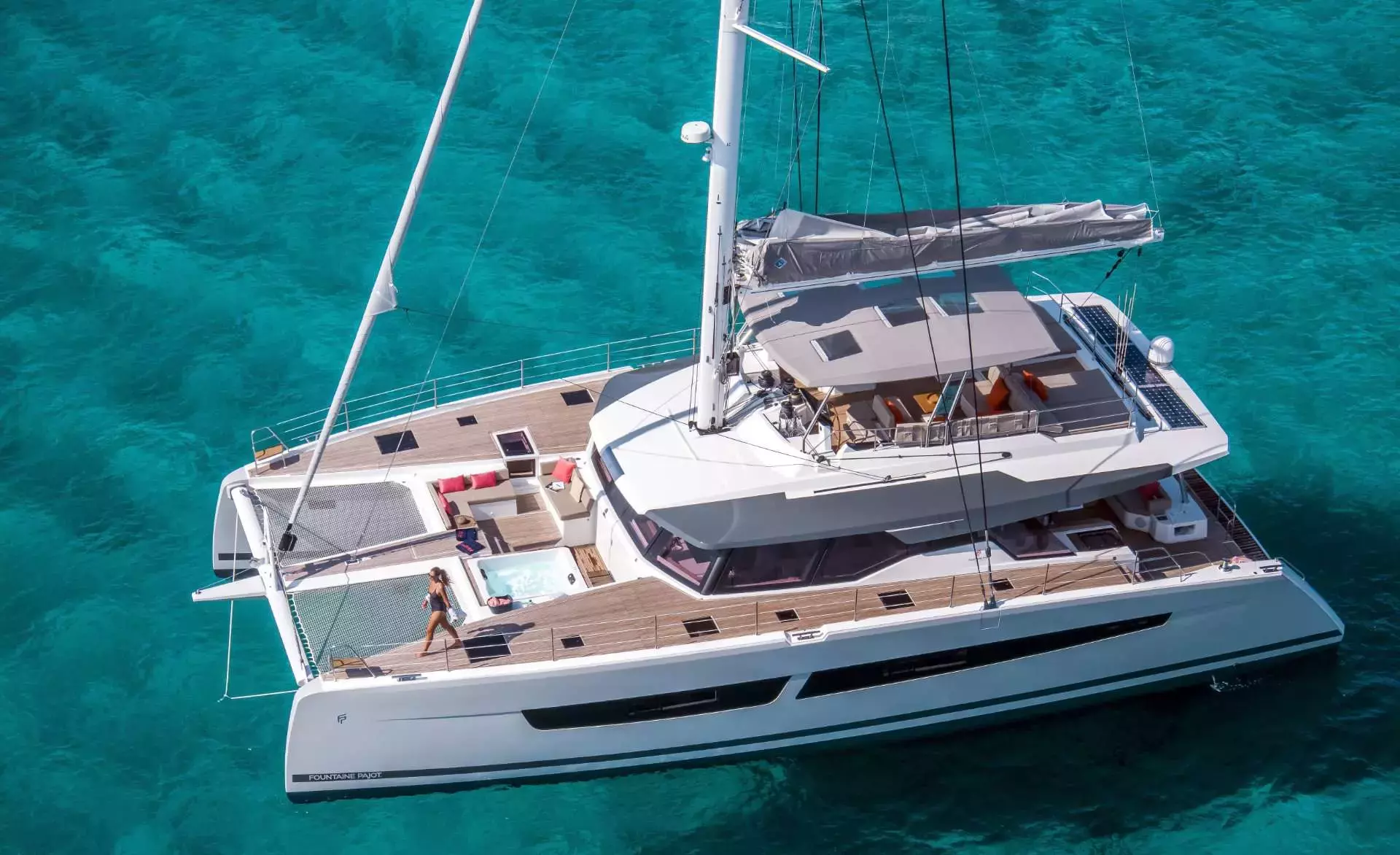 Yellow by Fountaine Pajot - Special Offer for a private Sailing Catamaran Charter in Tahiti with a crew
