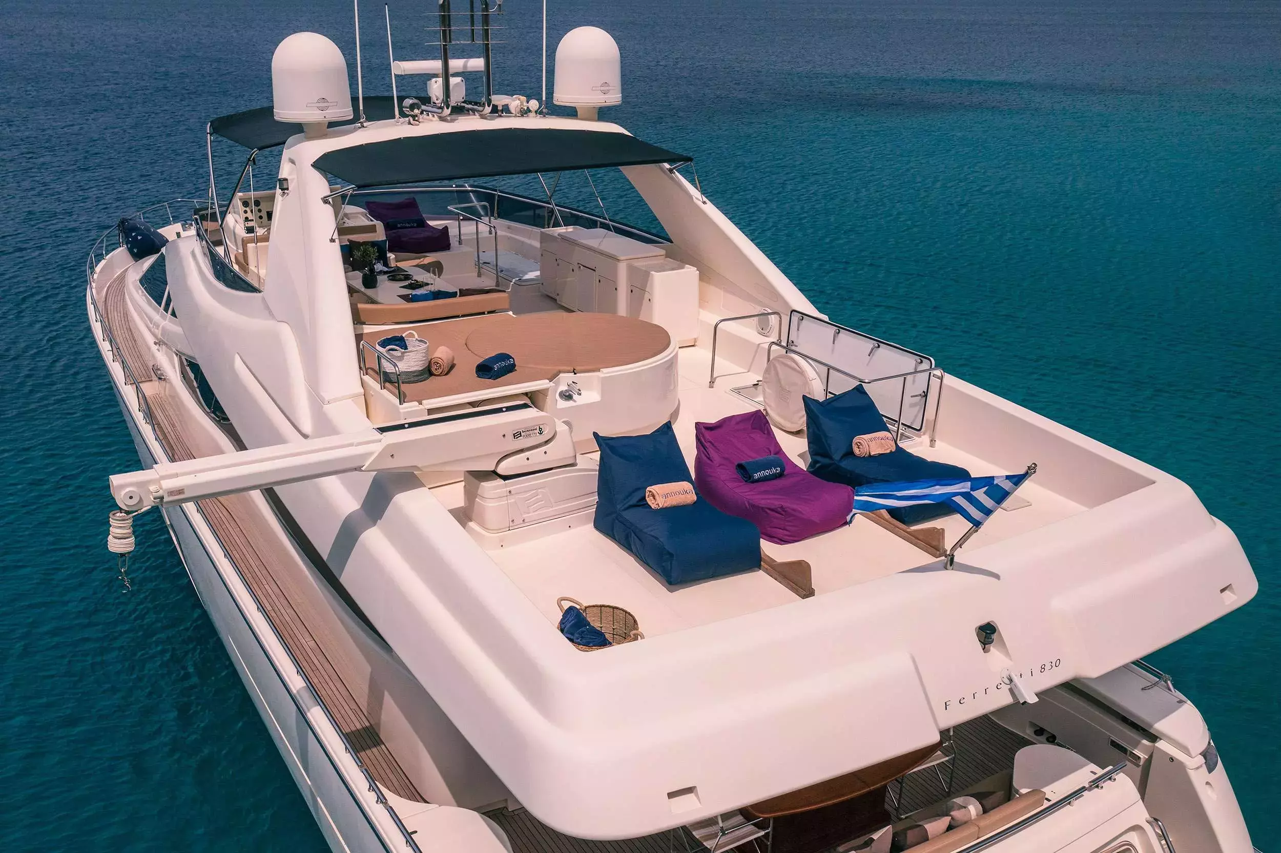 Annouka by Ferretti - Special Offer for a private Motor Yacht Charter in Paros with a crew