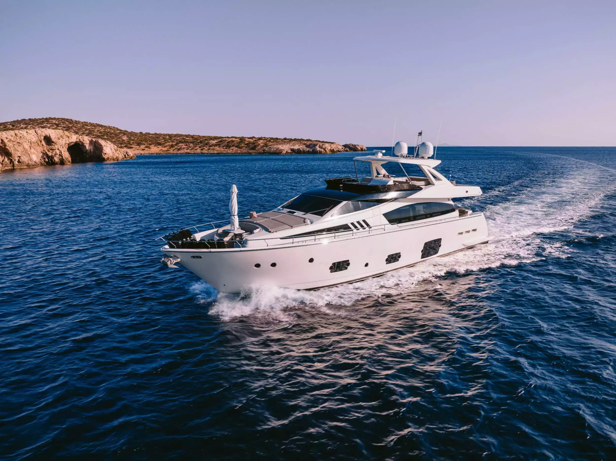 D & D by Ferretti - Special Offer for a private Motor Yacht Charter in Larnaca with a crew