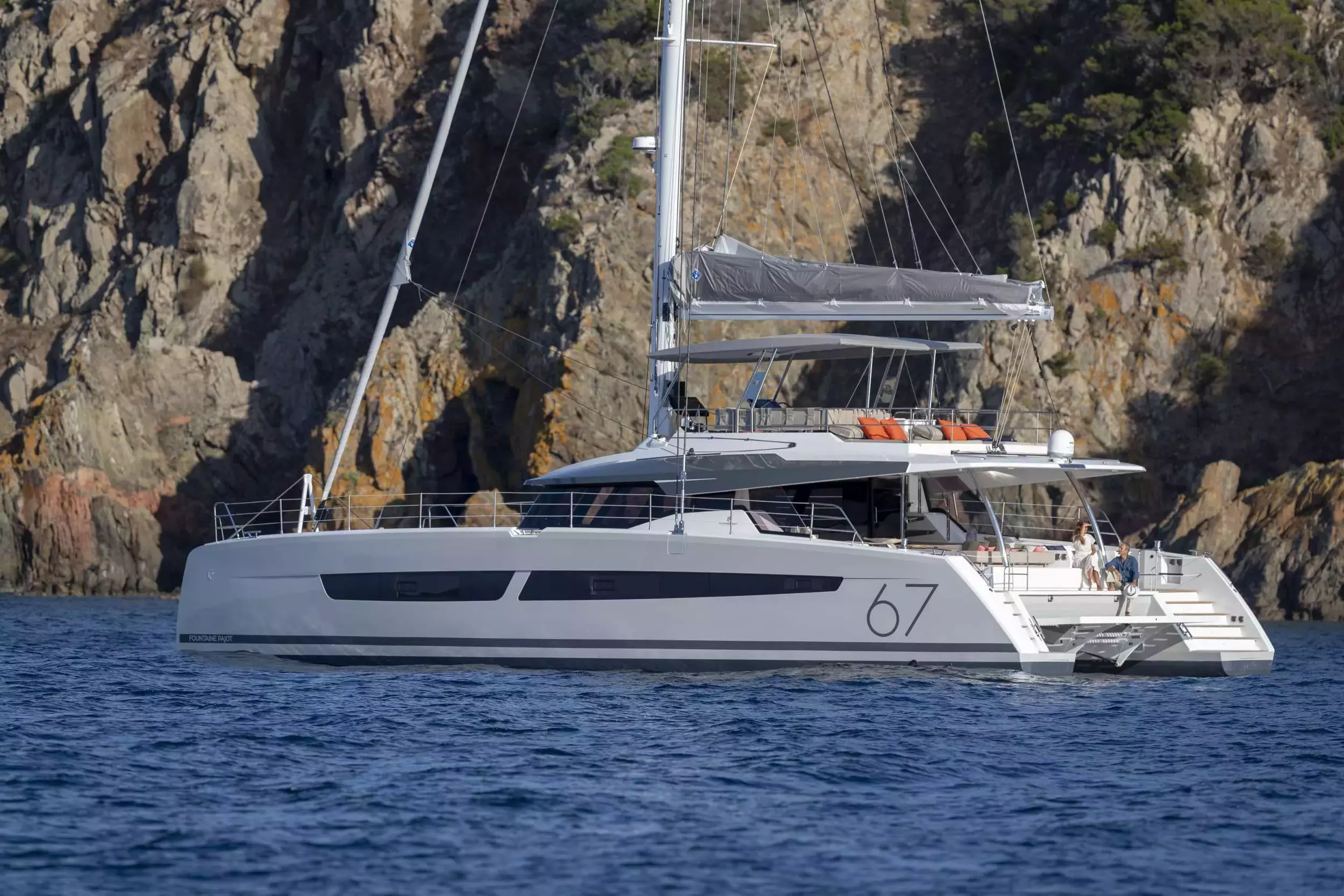 Dolly by Fountaine Pajot - Special Offer for a private Sailing Catamaran Rental in Mykonos with a crew